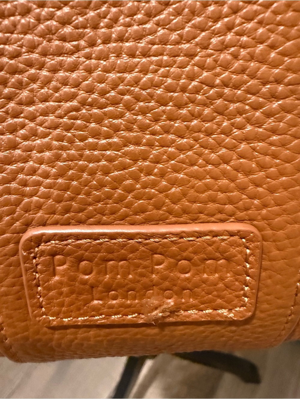 Pom Pom London City Plus Bag – Chestnut Leather Crossbody - Picture 5 of 9